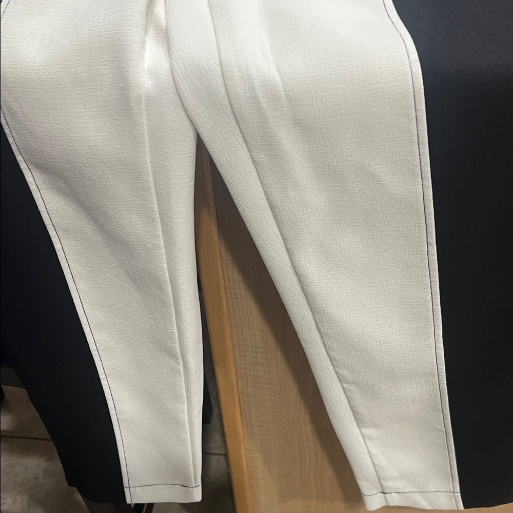 Elegant White Women's Trousers